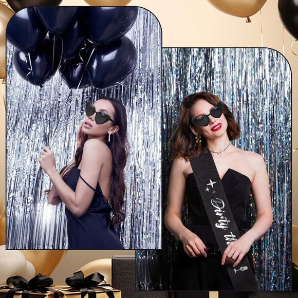 Dirty Thirty Birthday Sash & Sunglasses Set for Women 30th Party Decorations - Picture 5 of 7